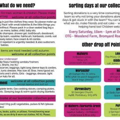 People in Motion – collection sorting days