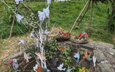Well dressing receives a Silver rosette